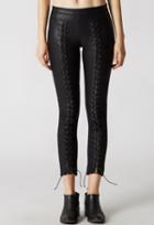 Blank Nyc Vegan Leather Lace Up Pant