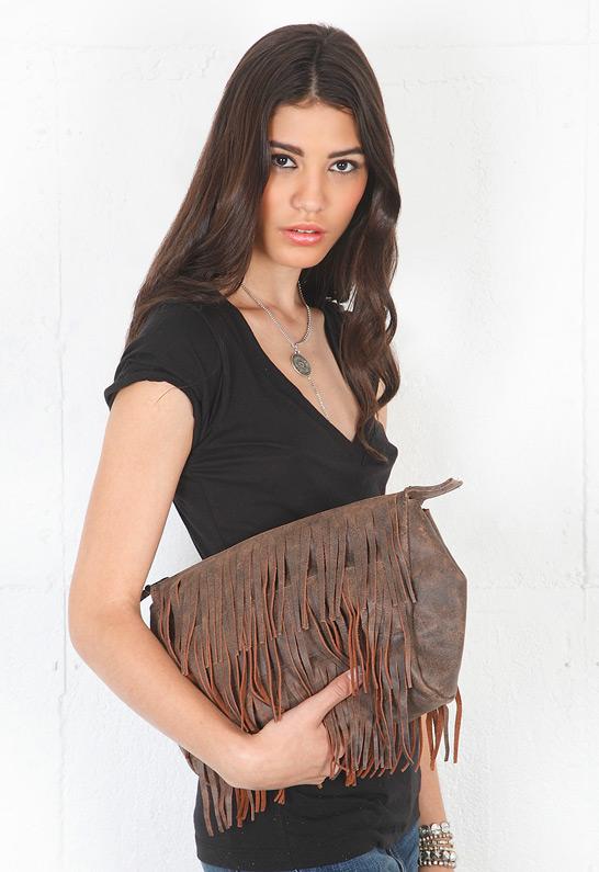 Jennifer Haley Boho Fringe Clutch