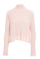 Minnie Rose Ribbed Mock Turtleneck