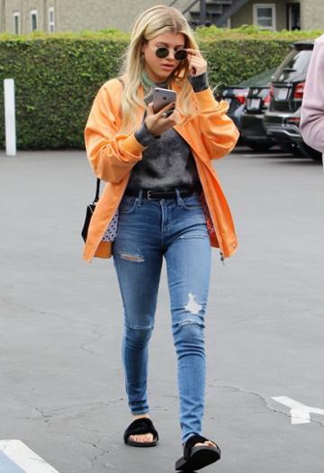 A Gold E Sophie High Rise Skinny Jean As Seen On Sofia Richie