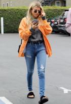 A Gold E Sophie High Rise Skinny Jean As Seen On Sofia Richie