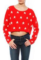 Wildfox Starlight Cropped Billy Sweater