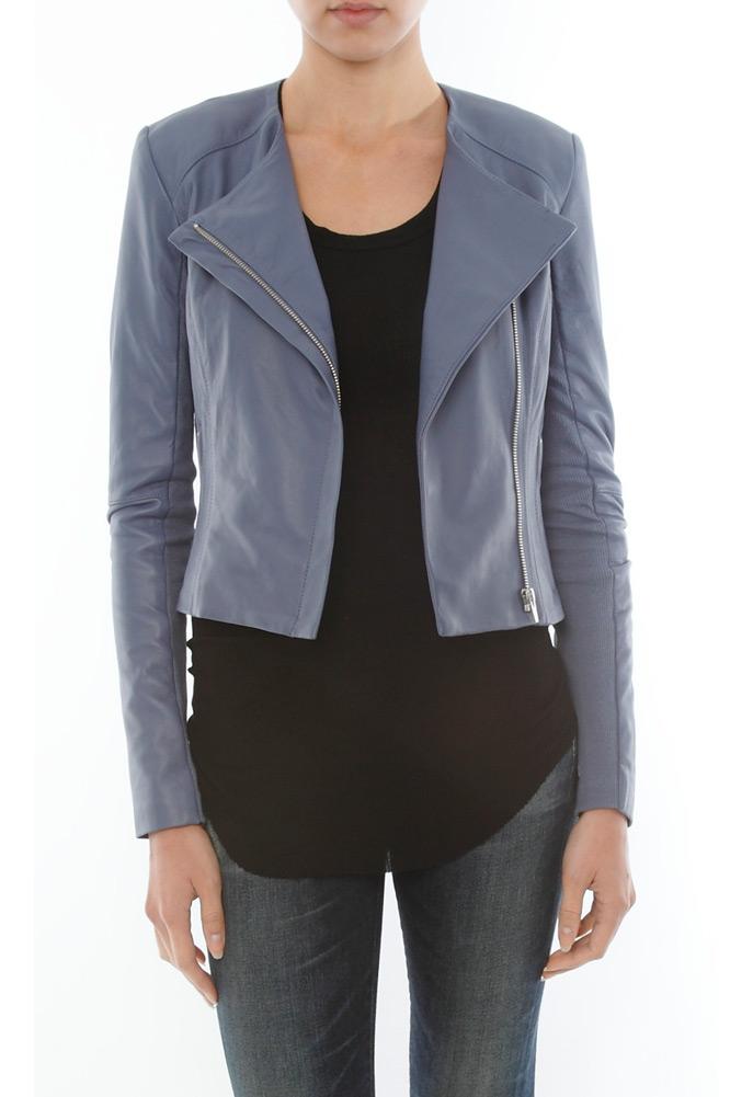 Veda Dali Classic Smooth Leather Jacket