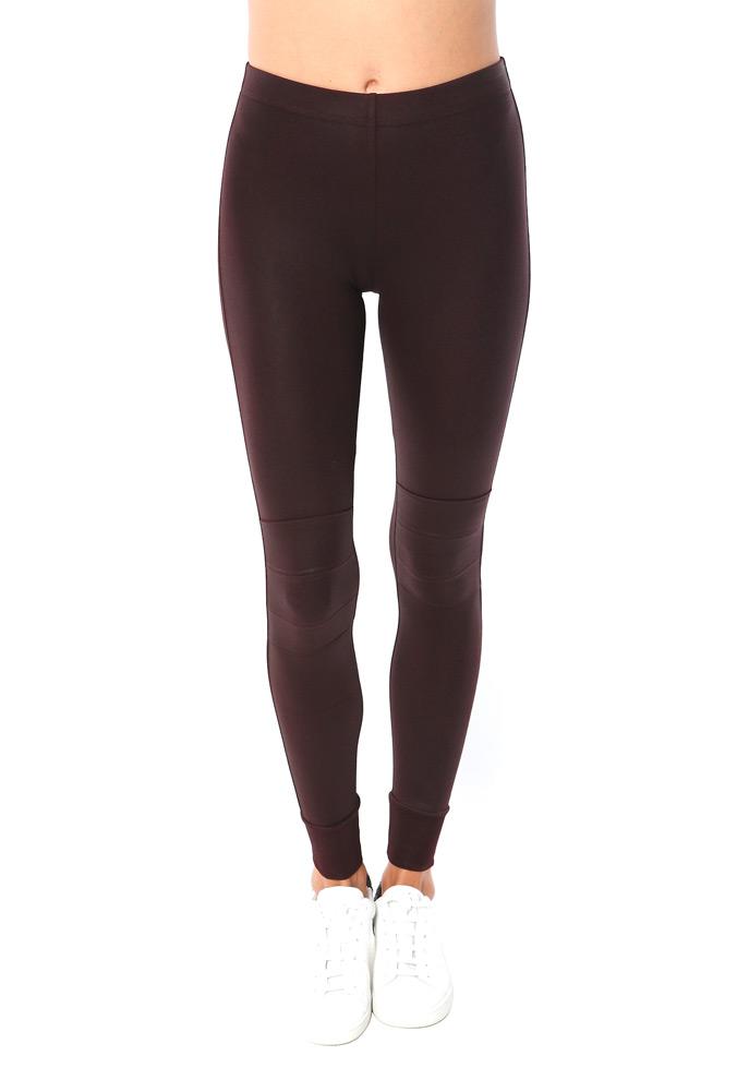 David Lerner Coated Moto Legging