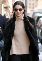 Ray-ban Rb3016 Clubmaster 49mm Sunglasses As Seen On Lily Aldridge