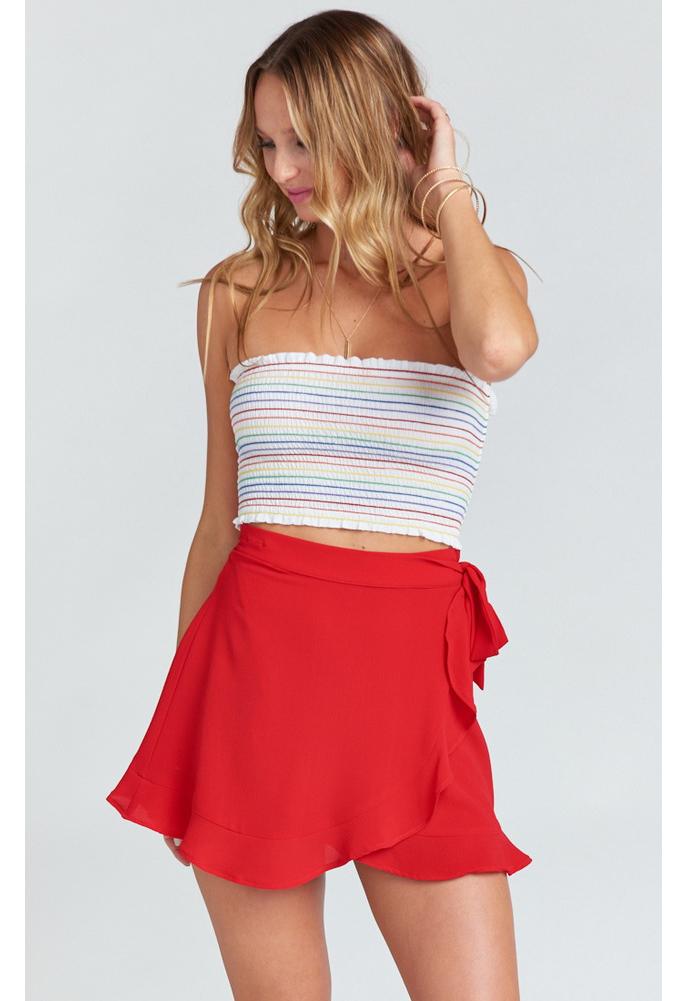 Show Me Your Mumu Roam Ruffle Skirt