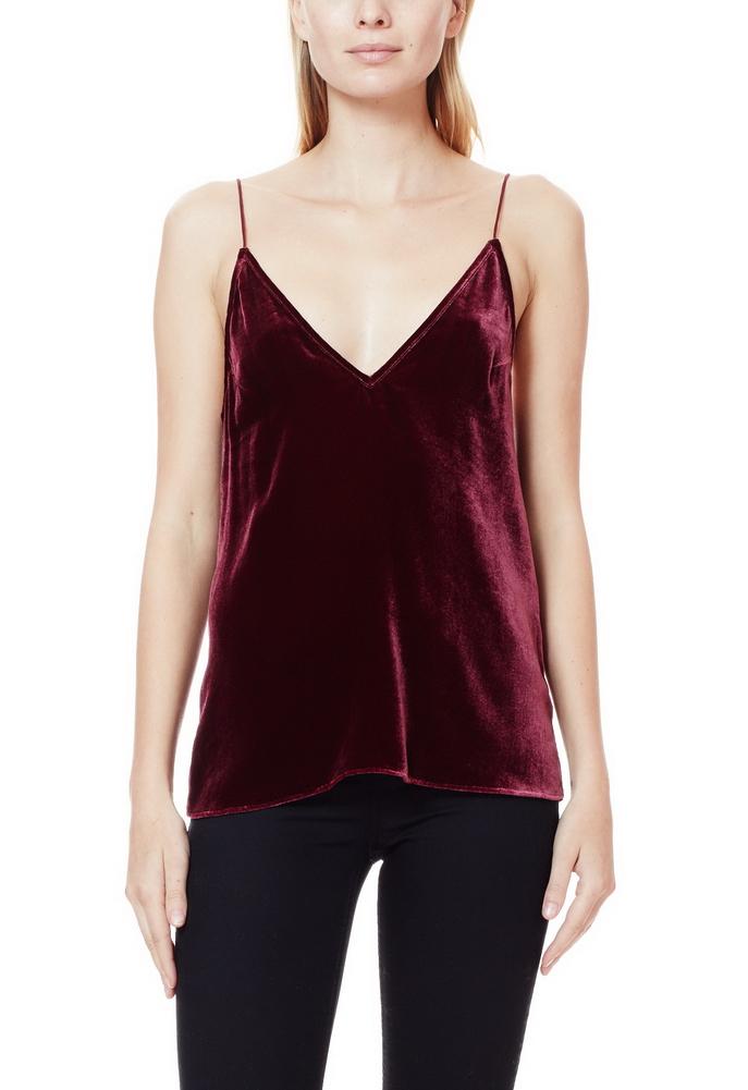 Cami Nyc The Olivia Velvet Top