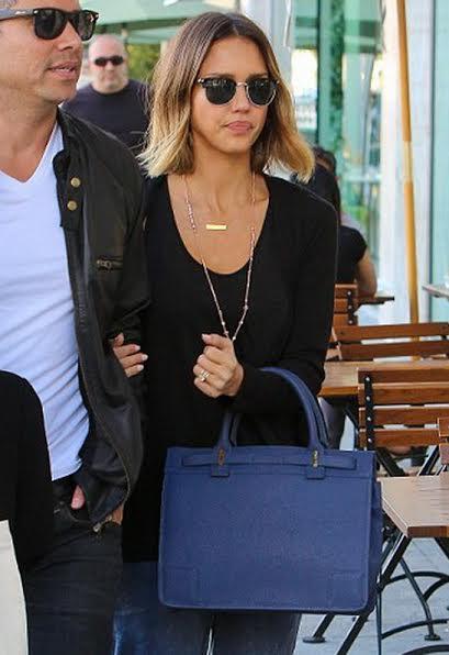 Ray-ban Rb3016 Clubmaster 49mm Sunglasses As Seen On Jessica Alba
