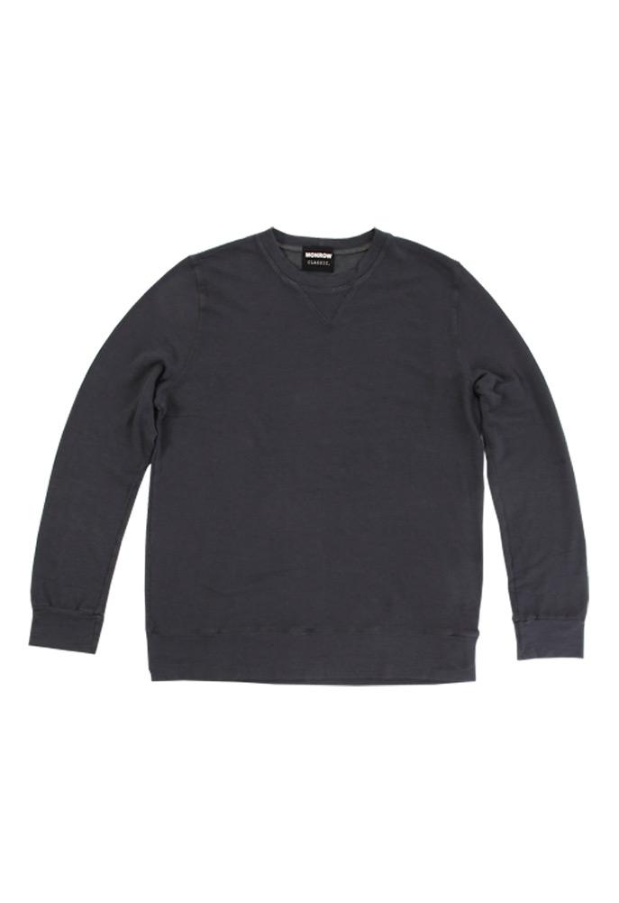 Monrow Men's Super Soft Crew Neck Sweatshirt