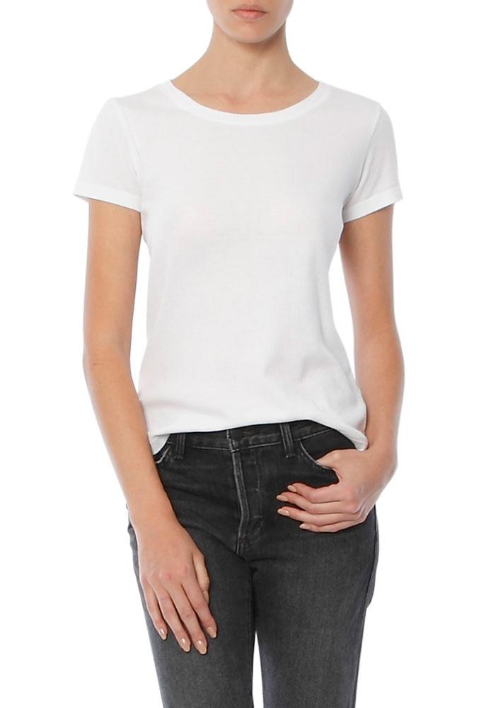 Monrow Fitted Rib Tee