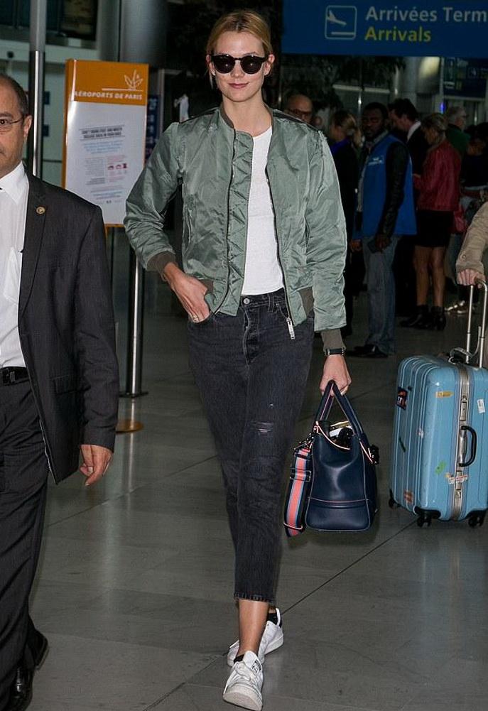 Alpha Industries Ma-1 Flight Jacket As Seen On Karlie Kloss