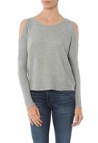 Chaser Waffle Thermal Long Sleeve Cold Shoulder Tee