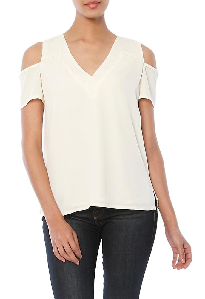Cooper & Ella Sonia Cold Shoulder Top