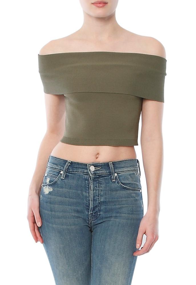 Torn By Ronny Kobo Maarit Crop Top