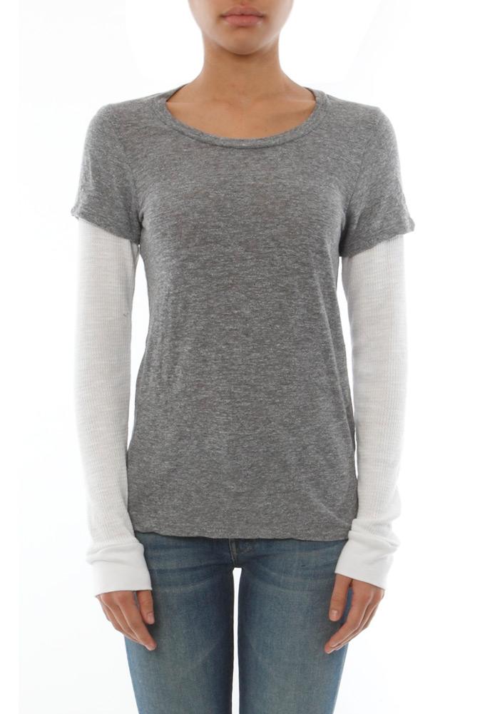 Monrow Double Layer Thermal Tee
