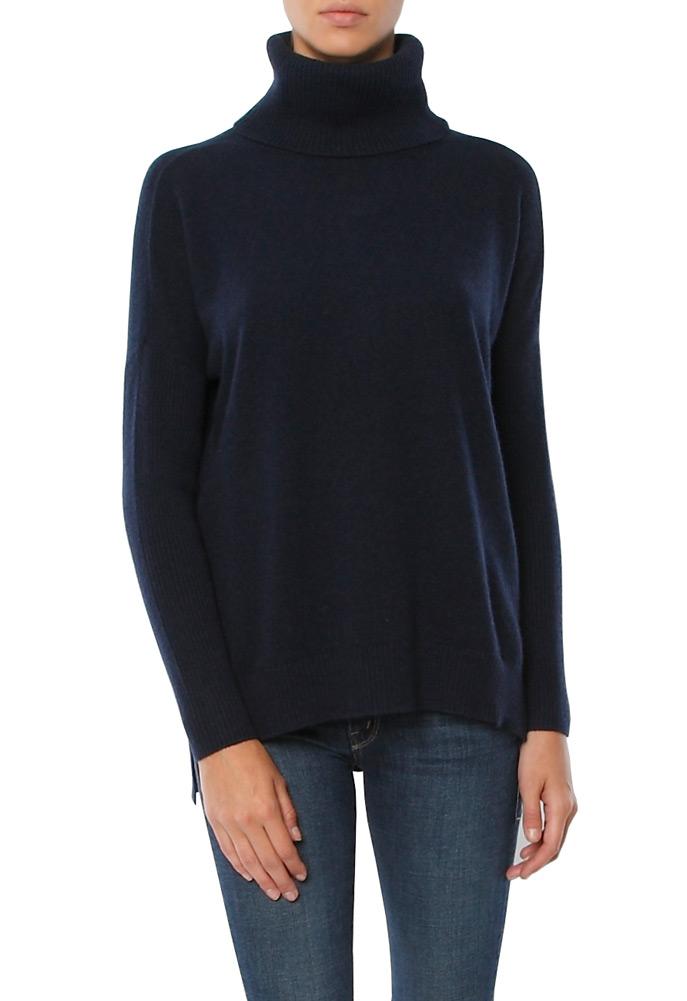 Minnie Rose Cashmere Rib Audra Sweater