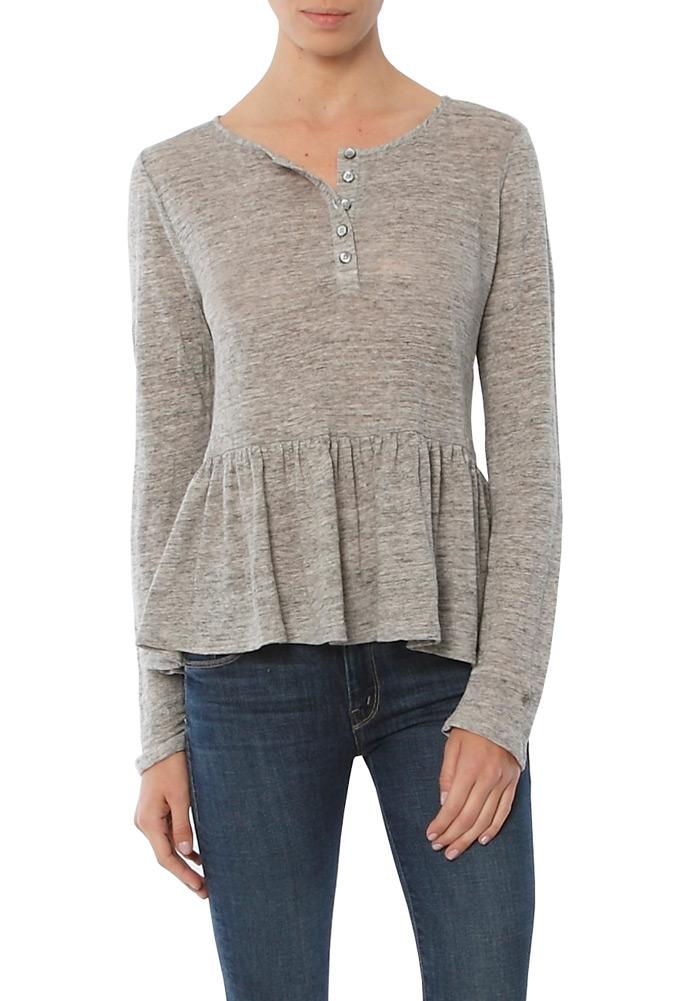 Liv Peplum Henley