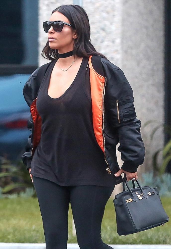 Alpha Industries Ma-1 Flight Jacket As Seen On Kim Kardashian