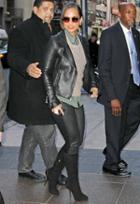 Rag & Bone/jean Hyde Leather Combo Pant As Seen On Alicia Keys
