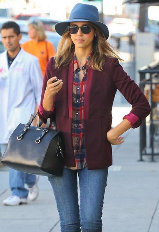 Janessa Leone Sara Hat As Seen On Jessica Alba