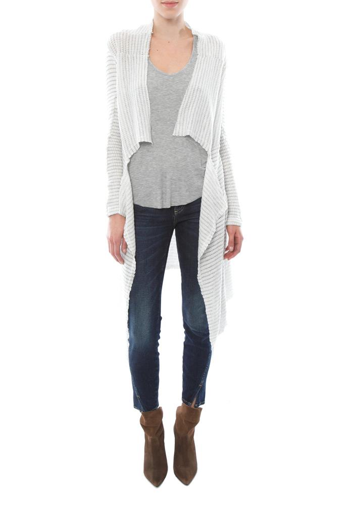 Michael Lauren Ozzy Draped Cardigan