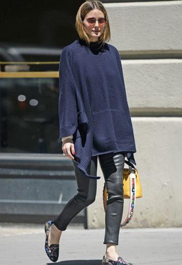 J Brand Edita Mid Rise Leather Legging As Seen On Olivia Palermo