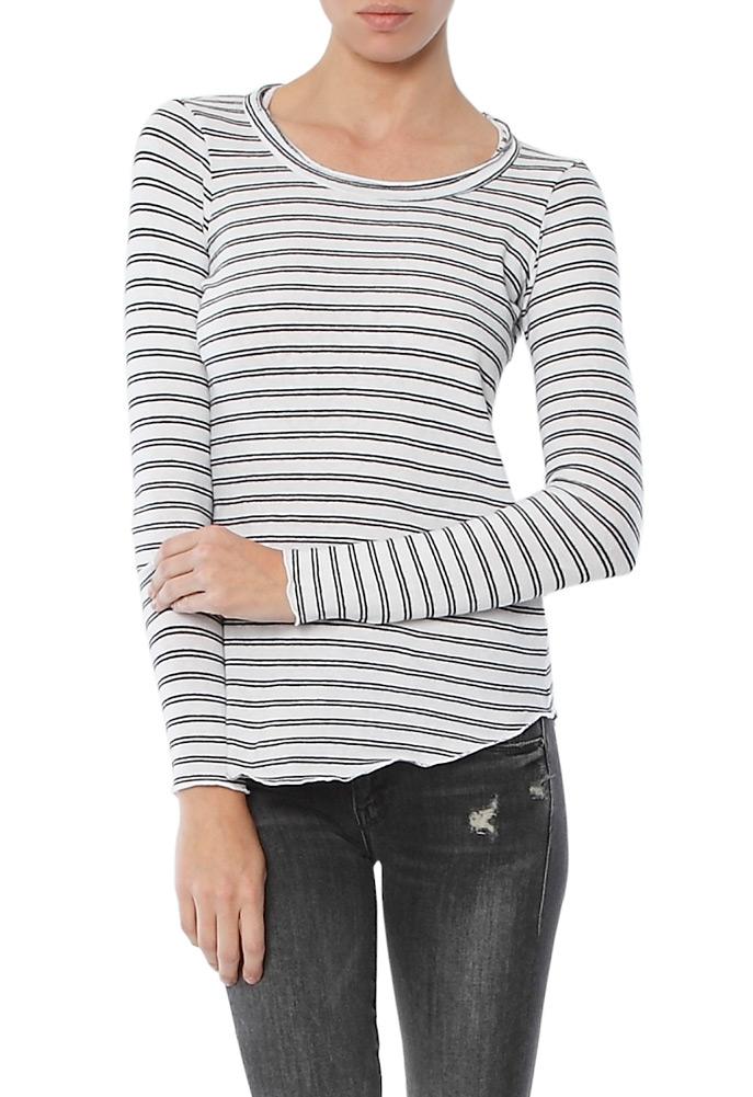 Chaser Striped Long Sleeve Tee