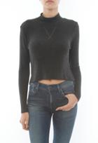 Lna Mock Crop Sweater