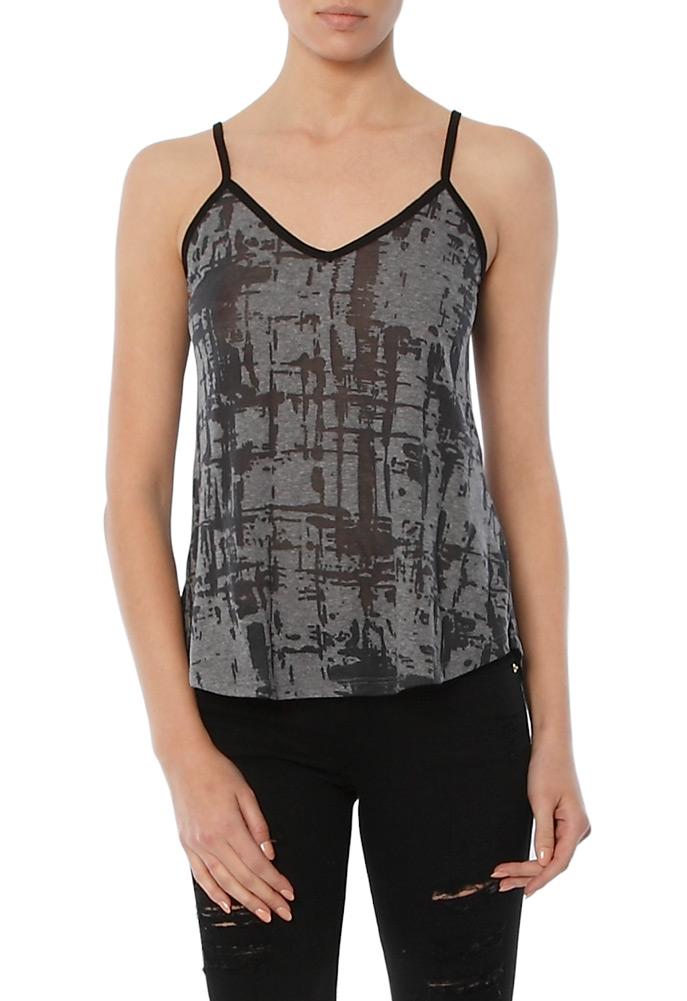 C&c California Trish Relaxed V Neck Cami