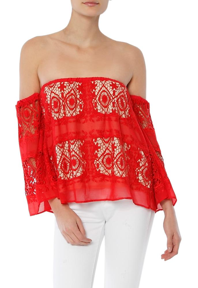 Liv Mantilla Off Shoulder Top