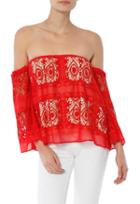 Liv Mantilla Off Shoulder Top