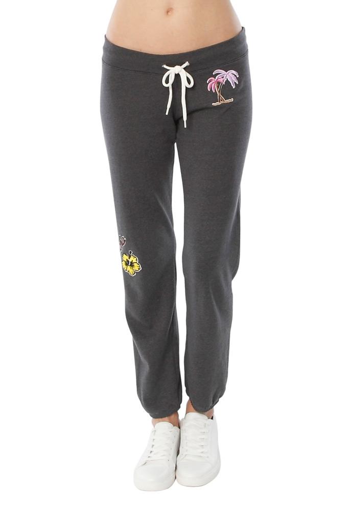 Monrow Vintage Sweatpants With Island Patches