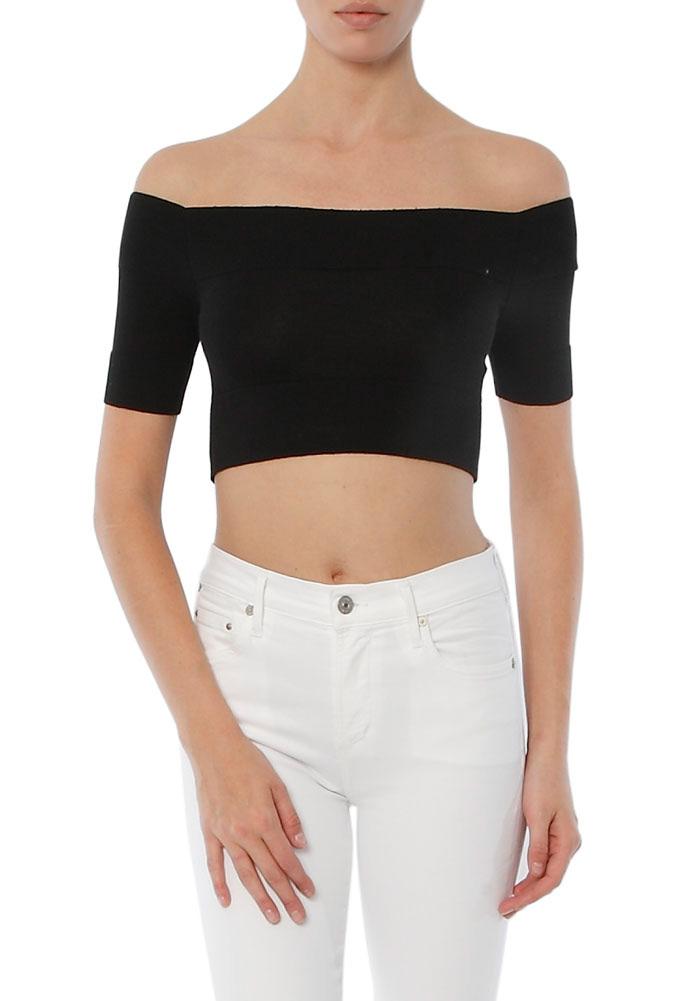 Minnie Rose Knit Tease Crop Top
