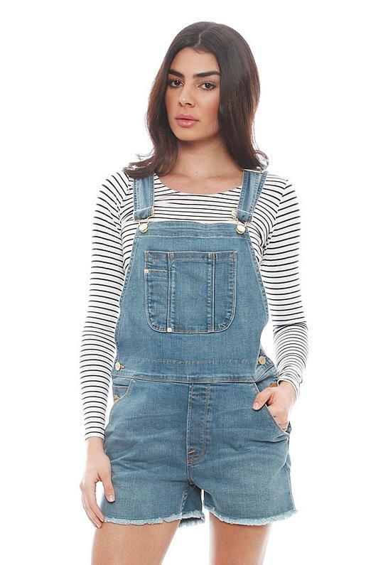 Frame Denim Le Garcon Overall Short