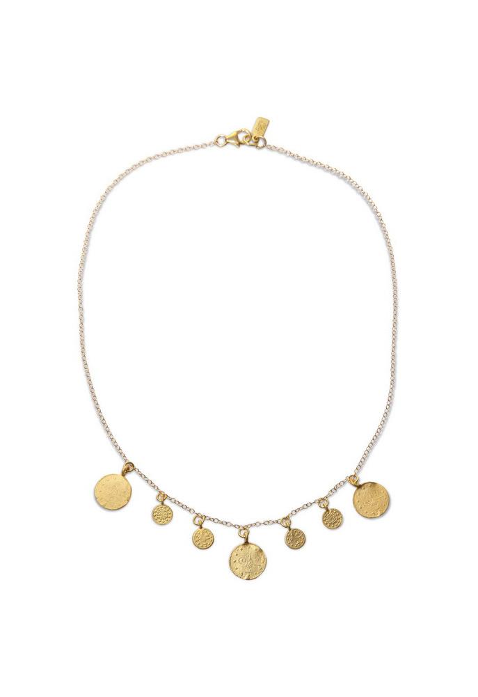 Electric Picks Gladiator Coin Necklace