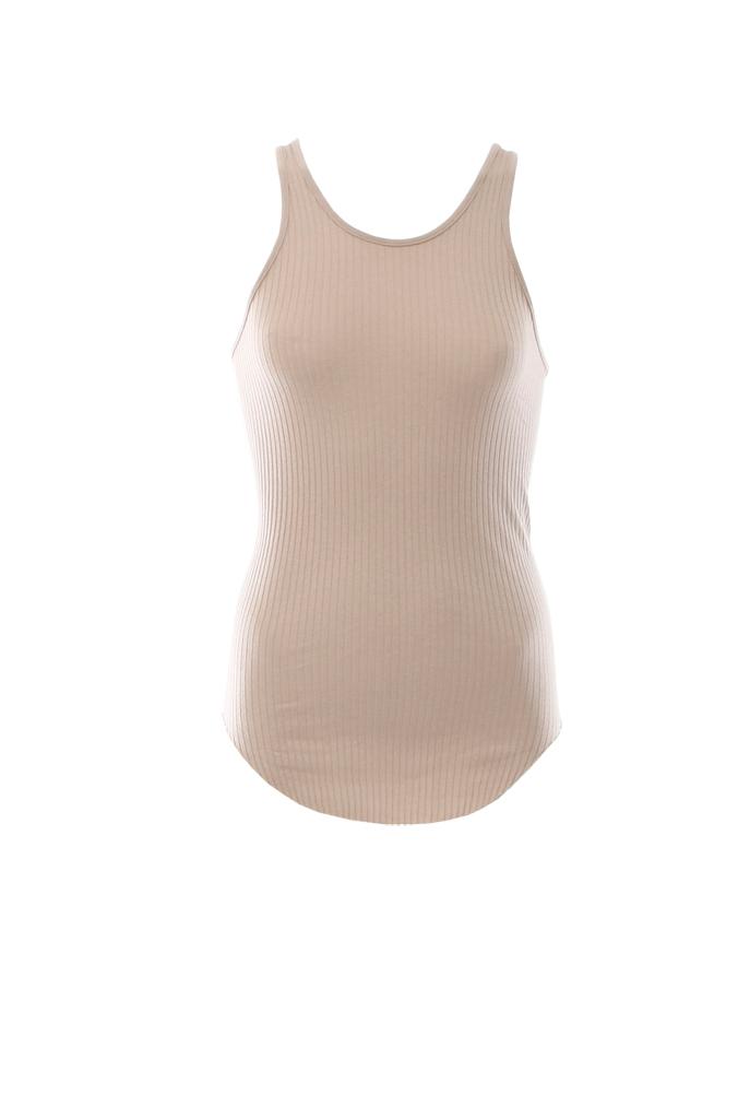 Enza Costa Rib Baseball Tank