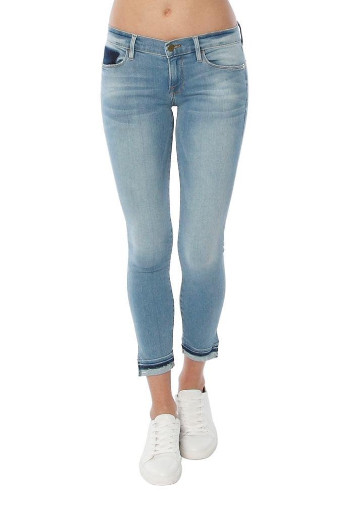 Frame Denim Le Skinny De Jeanne Crop Released Cuff Slit