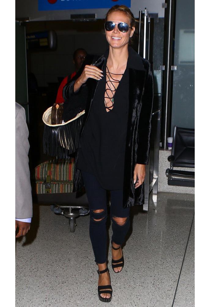 J Brand Mercy Cropped Mid Rise Skinny Jean As Seen On Heidi Klum