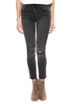 J Brand Mercy Cropped Mid Rise Skinny Jean