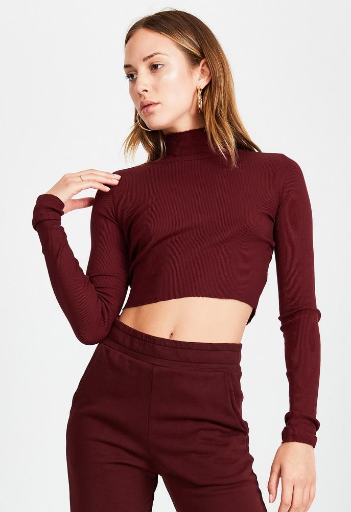 Cotton Citizen The Melbourne Crop Turtleneck