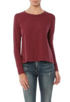 Lna Riser Long Sleeve Destroyed Tee