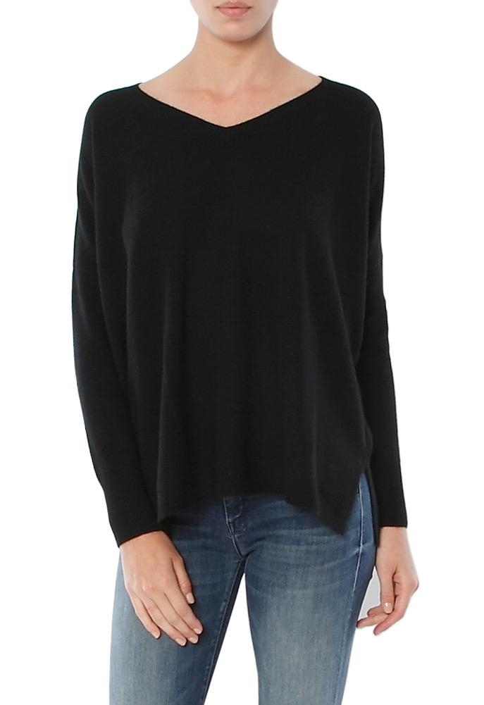 Minnie Rose Cashmere Boyfriend Sweater
