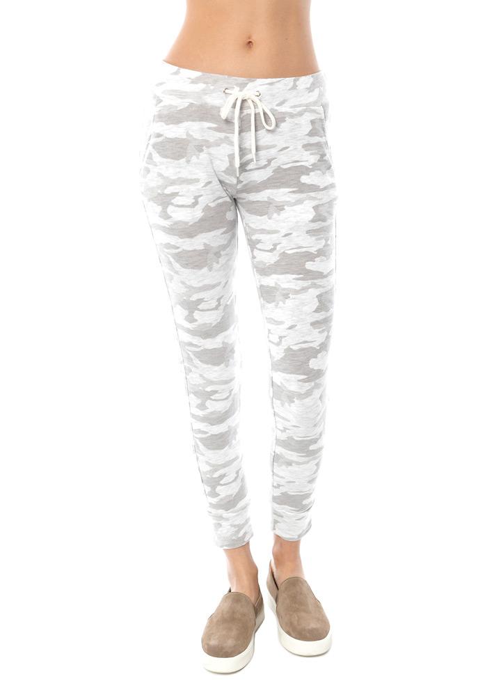 Monrow Neutral Camo Sporty Sweatpant