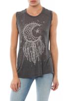 Lauren Moshi Riley Moon Dreamcatcher Sleeveless Muscle Tank