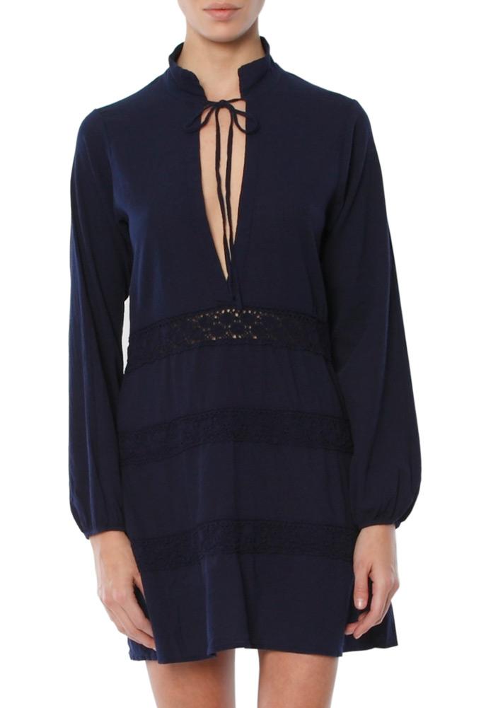 9 Seed Madrid Collar Mini Dress