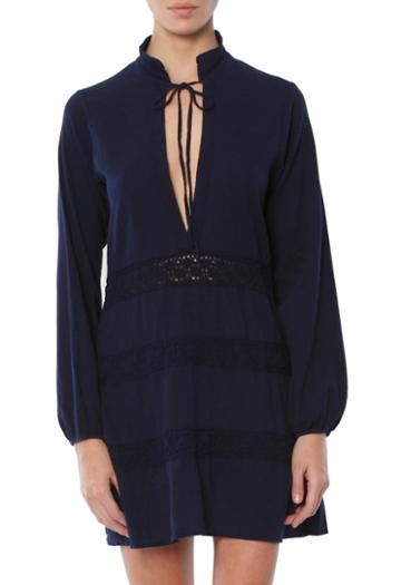9 Seed Madrid Collar Mini Dress