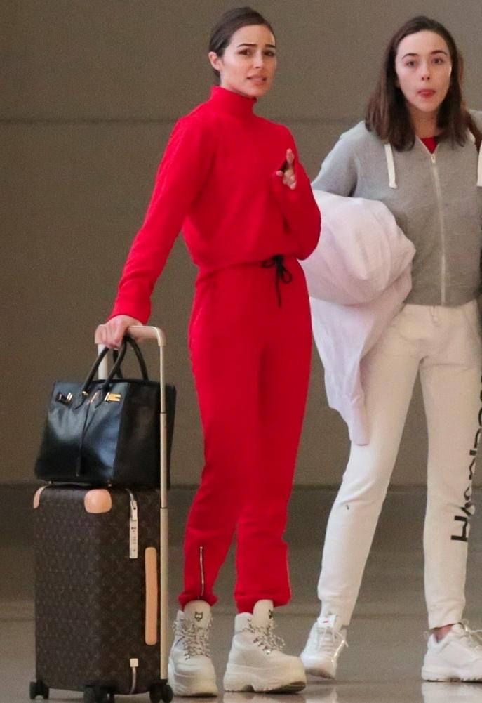 Cotton Citizen Milan Mock Neck Sweatshirt As Seen On Olivia Culpo