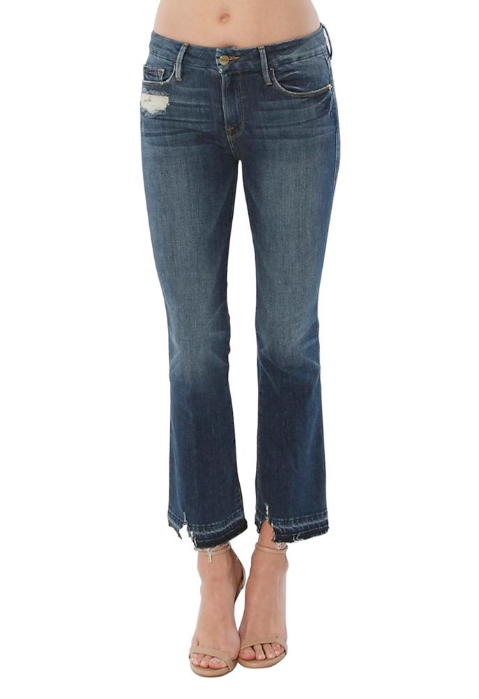 Frame Denim Le Crop Mini Boot Released Hem