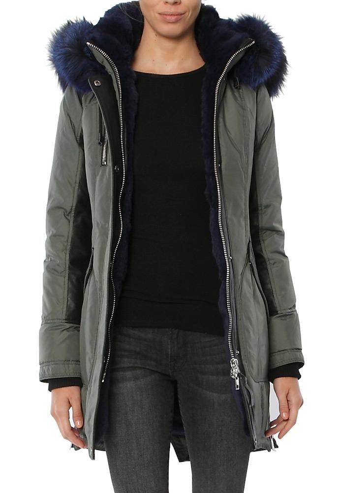 Nicole Benisti Coated Mid Length Parka