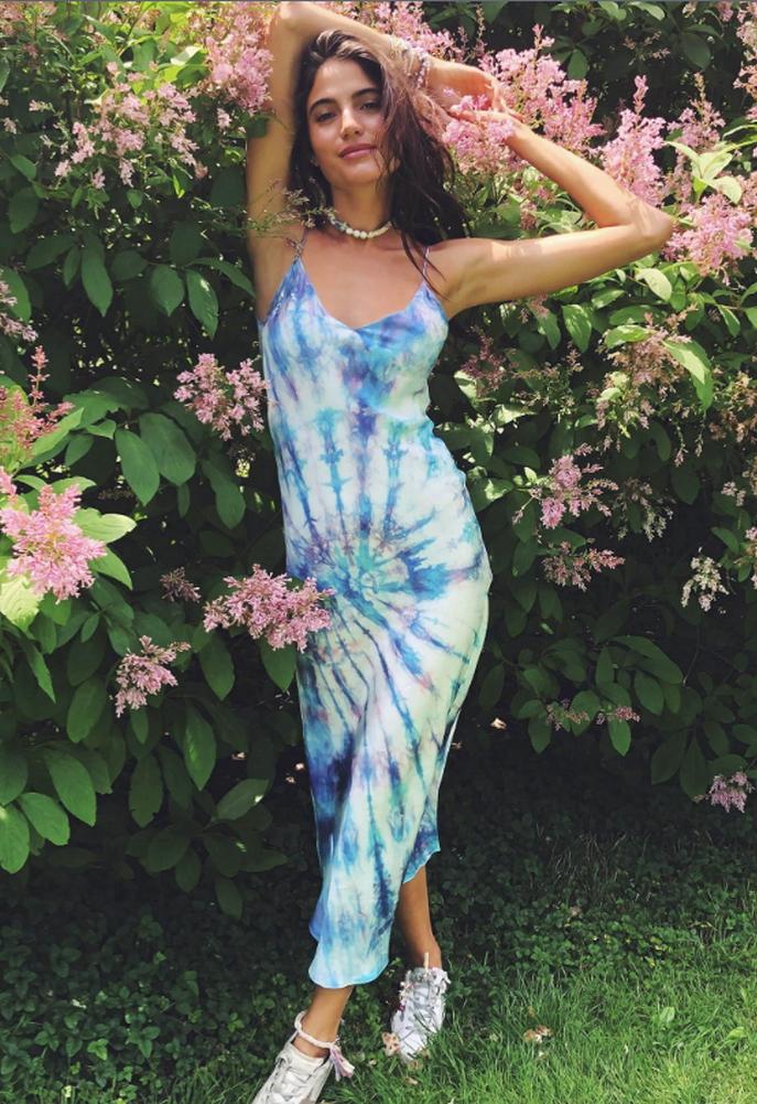 Dannijo Tie Dye Slip Dress